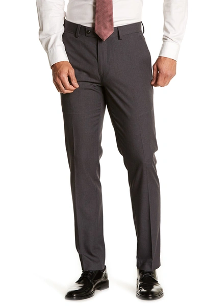 Nordstrom Rack Solid Modern Fit Suit Separates Trouser In Charcoal