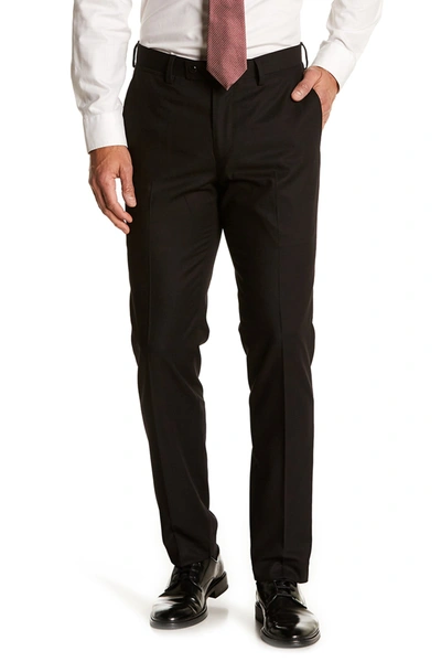 Nordstrom Rack Solid Modern Fit Suit Separates Trouser In Black