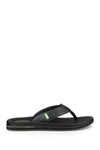 Sanuk Beer Cozy Flip Flop In Blk