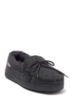 Bearpaw Moc Ii Genuine Sheepskin Lined Moccasin Shoe In Gray Ii