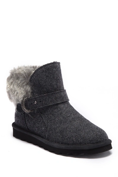 Bearpaw Koko Genuine Shearling Waterproof Boot In Gray Ii