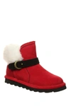 Bearpaw Koko Genuine Shearling Waterproof Boot In Red 614