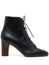 MICHEL VIVIEN KLEMP LACE-UP BOOTS