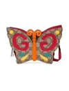 GUCCI GG CANVAS BUTTERFLY BAG