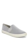 VINCE PRESTON B PERFORATED LEATHER SLIP-ON SNEAKER,736711596869
