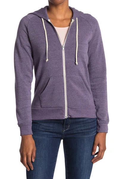 Alternative Adrian Zip Lounge Hoodie In Etru Deepp