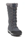 Bearpaw Isabella Genuine Sheepskin Lined Lace-up Boot In Charcoal