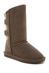 Bearpaw Boshie Genuine Sheepskin Boot In Chestnut Distressed