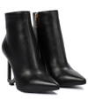 DOLCE & GABBANA LEATHER ANKLE BOOTS,P00485555