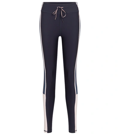 The Upside Puerto Yoga Stretch-jersey Leggings In Blue
