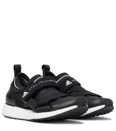 Adidas By Stella Mccartney Ultraboost X Rubber-trimmed Primeblue Sneakers In Black