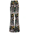 DIANE VON FURSTENBERG FEDERICA HIGH-RISE SILK WIDE-LEG PANTS,P00536853