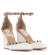 VALENTINO GARAVANI ROCKSTUD WEDGES,P00537541