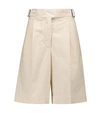 ACNE STUDIOS COTTON AND LINEN BERMUDA SHORTS,P00537552