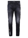 DSQUARED2 DSQUARED2 LOGO PRINTED SKINNY JEANS