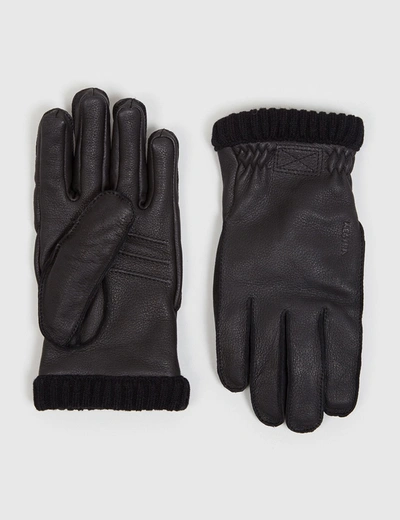 Hestra Primaloft Rib Gloves In Black