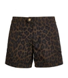 TOM FORD TAILORED LEOPARD PRINT SWIM SHORTS,16372123