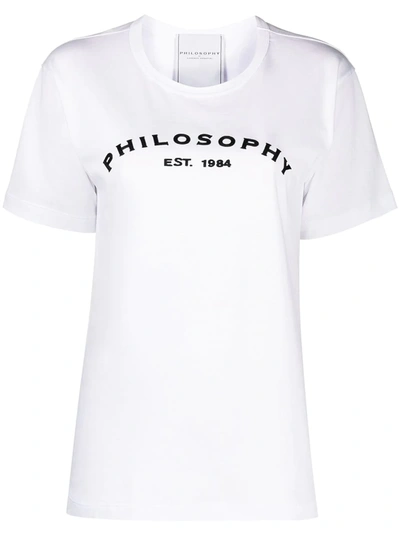 Philosophy Di Lorenzo Serafini Logo-print T-shirt In White