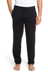 Hanro Night And Day Knit Slim Fit Lounge Pants In Black
