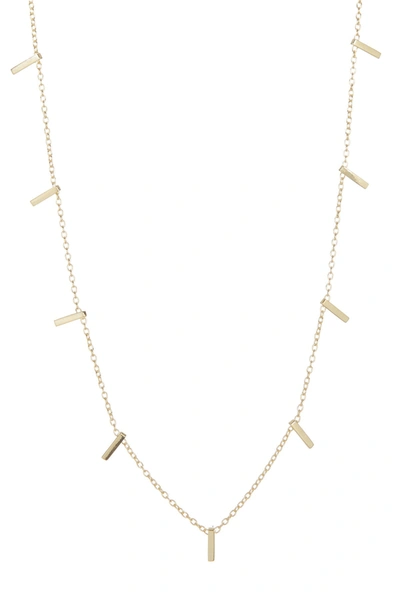 Adornia 14k Over Silver Multi Bar Necklace In Yellow