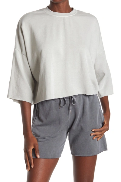 The Laundry Room Cropped Sleep Shirt In Stardust