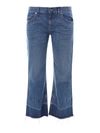 GUCCI DONALD DUCK CROPPED JEANS IN BLUE