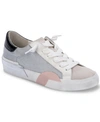Dolce Vita Zina Lace-up Sneakers Women's Shoes In Silver Multi Mesh