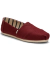 Toms Vegan Black Cherry Heritage Canvas Classics Für Damen Mit Ortholite - Grösse Eu 38 Espadrilles In Black Cherry