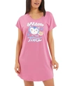 MUNKI MUNKI NITE NITE BY MUNKI MUNKI MEOW IS THE TIME SLEEP SHIRT