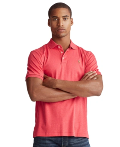Polo Ralph Lauren Men's Big & Tall Classic Fit Soft Cotton Polo In Pastel Purple Heather