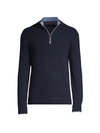 Greyson Sebonack Quarter-zip Pullover In Maltese