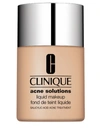 Clinique Acne Solutions Liquid Makeup Foundation, 1 Oz. In Fresh Honey