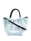 Proenza Schouler Smooth Calf Small Ruched Tote In Light Blue