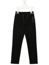 GIVENCHY TWO-TONE DRAWSTRING TRACK PANTS