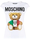 MOSCHINO ITALIAN TEDDY BEAR PRINT T-SHIRT