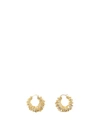 BOTTEGA VENETA LOOP EARRINGS IN GOLD COLOR