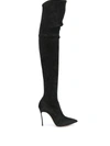 CASADEI LEATHER HEEL BOOTS