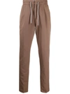 BRUNELLO CUCINELLI DRAWSTRING-WAIST STRAIGHT LEG TROUSERS