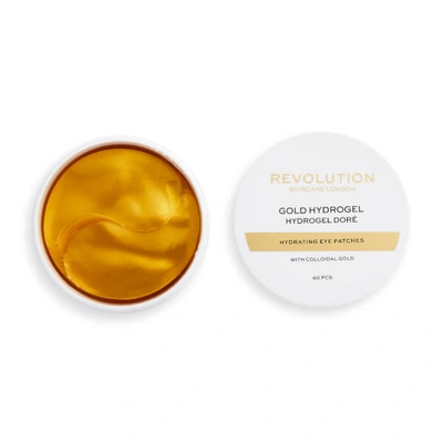 Revolution Beauty Gold Eye Hydrogel Hydrating Eye Patches With Colloidal Gold 20g