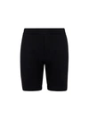 Alexander Mcqueen Logo Tape Cotton Sweat Shorts In Black