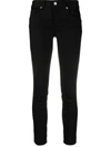 Liu •jo Lace-embroidered Stone Detail Jeans In Black
