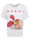 MARNI T-SHIRT GIROCOLLO MANICA CORTA,THJEL32EPT USCR14 00W01 LILY WHITE