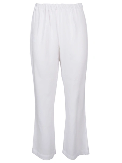 Marni Viscose Blend Trousers In White In Lily White