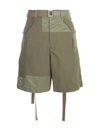 SACAI COTTON NYLON OXFORD CARGO SHORTS,11718759