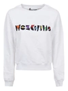 MOSCHINO SWEATSHIRT,A1704.0527 1001 FANTASIA BIANCO