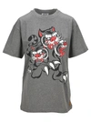 Kenzo Kansai Yamamoto Three Tigers T-shirt In Grey