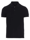 Tom Ford Garment Dyed Cotton Polo In Blue