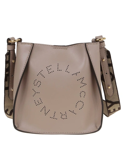 Stella Mccartney Tiny Cross Bag Eco Soft Alt Nappa Logo In Moss