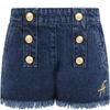 ALBERTA FERRETTI BLUE JEANS FOR GIRL WITH LOGO,027843 126