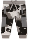 DOLCE & GABBANA CAMOUFLAGE-PRINT TRACK PANTS